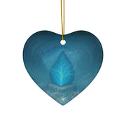 Dragon Scale Christmas Ornament | Fantasy Holiday Décor (Circle, Heart, Star, & Snowflake)