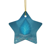 Dragon Scale Christmas Ornament | Fantasy Holiday Décor (Circle, Heart, Star, & Snowflake)