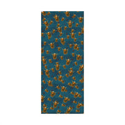 Highland Cow Christmas Wrapping Paper - Celtic Winter Gift Wrap featuring art ornaments & snowfall | Highland Grace, Winter Companions Series by The Teal Leopard™