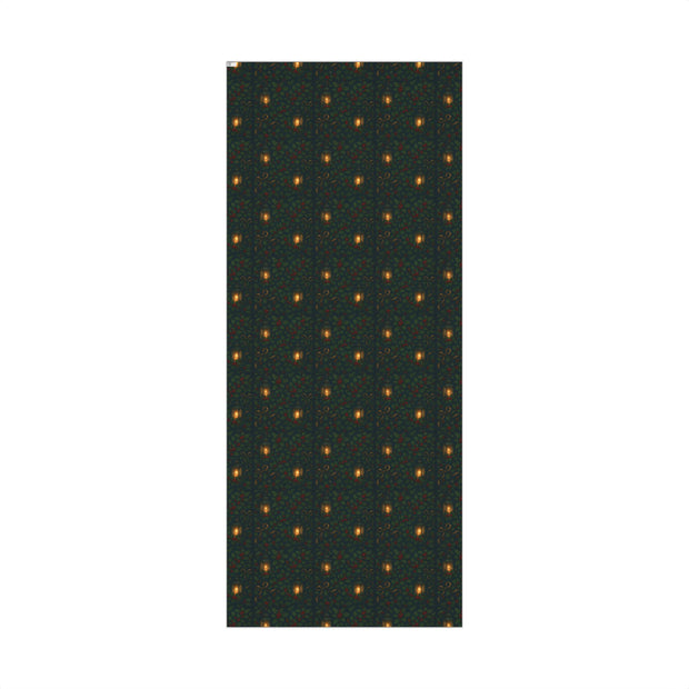 Christmas Lantern Gift Wrap - Vintage Lantern Holiday Wrapping Paper - Winter Botanical Heritage Design | Winter Botainical Trio Series by The Teal Leopard™