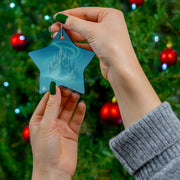 Fantasy Castle Christmas Ornament | Fantasy Holiday Décor (Circle, Heart, Star, & Snowflake)