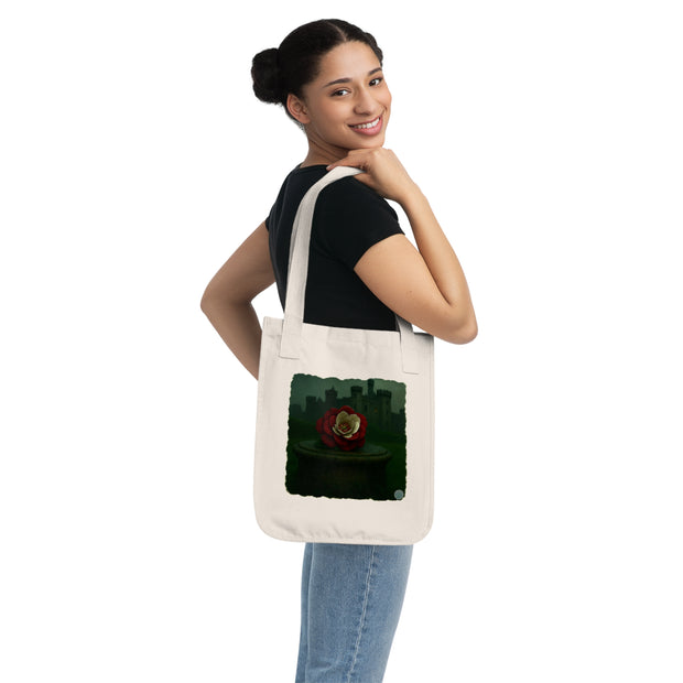 Rainborne Rose - Tudor Storm Collection | Organic Canvas Tote Bag for Eco-Friendly Shopping