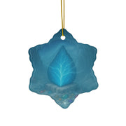 Dragon Scale Christmas Ornament | Fantasy Holiday Décor (Circle, Heart, Star, & Snowflake)