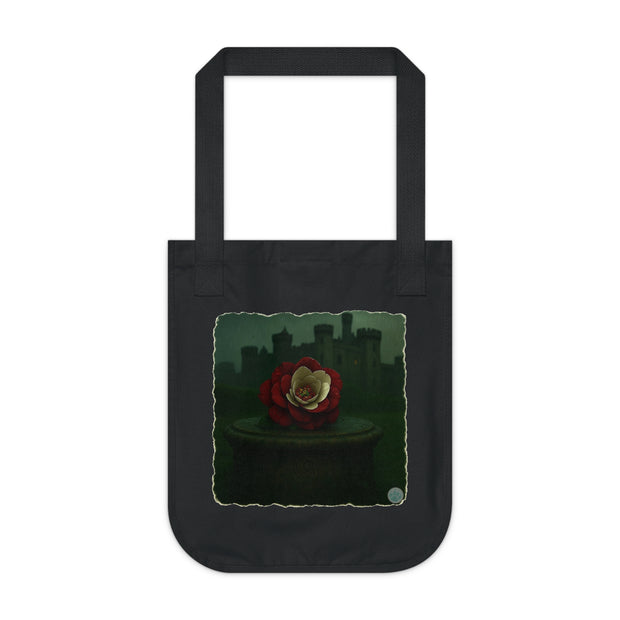 Rainborne Rose - Tudor Storm Collection | Organic Canvas Tote Bag for Eco-Friendly Shopping