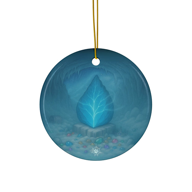 Dragon Scale Christmas Ornament | Fantasy Holiday Décor (Circle, Heart, Star, & Snowflake)