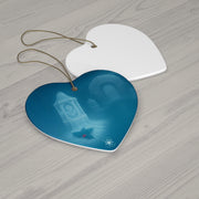 Winter Lantern Christmas Ornament | Fantasy Holiday Décor (Circle, Heart, Start, & Snowflake)