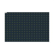 Celtic Evergreen Christmas Gift Wrap - Holiday Wrapping Paper - Midnight Blue, Fir, and Golden Knotwork Pattern | Medieval Midnight, Celtic Christmas Triptych Series by The Teal Leopard™