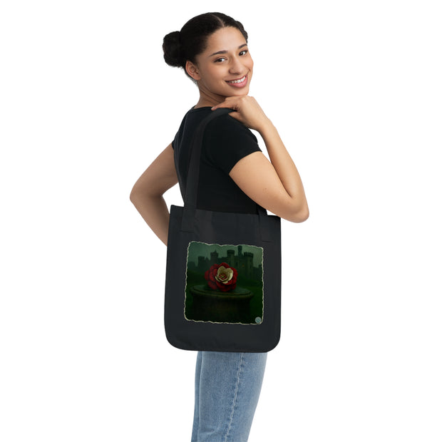 Rainborne Rose - Tudor Storm Collection | Organic Canvas Tote Bag for Eco-Friendly Shopping