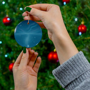 Starry Night Christmas Ornament | Fantasy Holiday Décor (Circle, Heart, Star, & Snowflake)