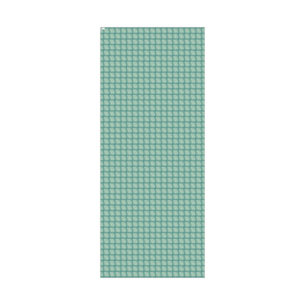 Celtic Mistletoe Chistmas Gift Wrap - Holiday Wrapping Paper - Winter Botanical Celtic Knot Pattern | Winter Court Noel, Celtick Christmas Triptych Series by The Teal Leopard™