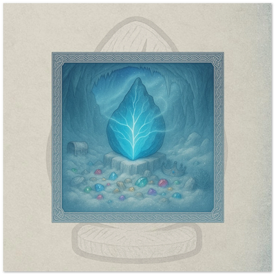 Stormborne Scale fantasy card. Aethryss, magical dragon scale Court relic alive with stormlight, artwork by Marilie Wood Smock of the Teal Leopard.