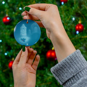 Winter Lantern Christmas Ornament | Fantasy Holiday Décor (Circle, Heart, Start, & Snowflake)