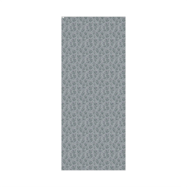 Frosted Thistle Botanical Gift Wrap – Scottish Winter Thistle & Heather Pattern in Cool Highlands Tones | Winter Isles Botanical Series by The Teal Leopard