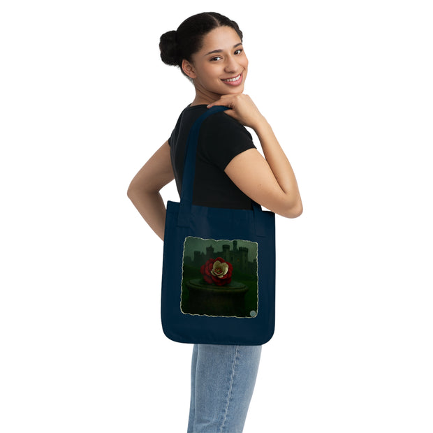 Rainborne Rose - Tudor Storm Collection | Organic Canvas Tote Bag for Eco-Friendly Shopping