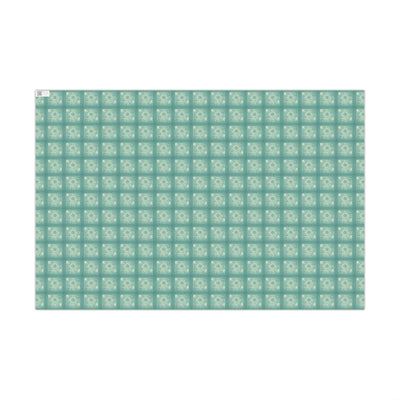 Celtic Mistletoe Chistmas Gift Wrap - Holiday Wrapping Paper - Winter Botanical Celtic Knot Pattern | Winter Court Noel, Celtick Christmas Triptych Series by The Teal Leopard™