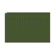 Celtic Holly Christmas Gift Wrap - Holiday Wrapping Paper - Green Celtic Knotwork with Holly and Ivy | Celtic Yuletide, Celtic Christmas Triptych Series by The Teal Leoaprd™