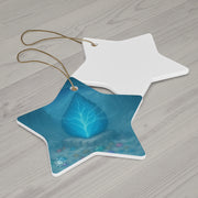 Dragon Scale Christmas Ornament | Fantasy Holiday Décor (Circle, Heart, Star, & Snowflake)