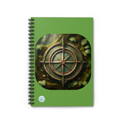 Lost Compass Spiral Notebook - Perfect for Nature Lovers and Dreamers - Whimsical Compass