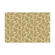 Winter Mistletoe Botanical Gift Wrap – Irish Snowbound Mistletoe Pattern on Vintage Parchment | Winter Isles Botanical Series by The Teal Leopard