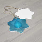 Dragon Scale Christmas Ornament | Fantasy Holiday Décor (Circle, Heart, Star, & Snowflake)