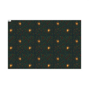 Christmas Lantern Gift Wrap - Vintage Lantern Holiday Wrapping Paper - Winter Botanical Heritage Design | Winter Botainical Trio Series by The Teal Leopard™