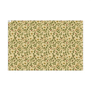 Winter Rose Botanical Gift Wrap – English Christmas Rose Pattern on Vintage Parchment | Winter Isles Botanical Series by The Teal Leopard