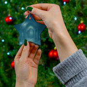 Ruined Cathedral Christmas Ornament | Fantasy Holiday Décor (Circle, Heart, Star, & Snowflake)