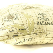Knife Edge Pillow Cover - 18x18 - Island Print Gold