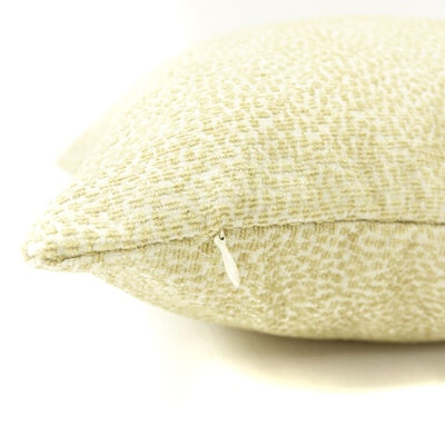 Knife Edge Pillow Cover - 18x18 - Leopard Tapestry Cream