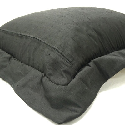 Flanged Pillow Cover - 19x19 - Toile Black Red & White