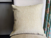 Knife Edge Pillow Cover - 18x18 - Leopard Tapestry Cream
