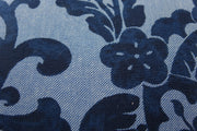 Knife Edge Pillow Cover - 18x18 - Floral Blue