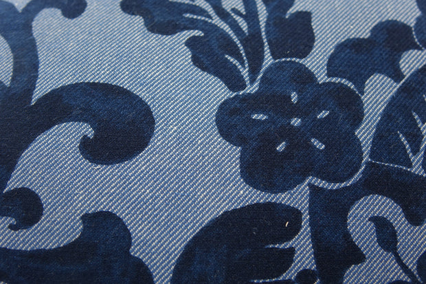 Knife Edge Pillow Cover - 18x18 - Floral Blue