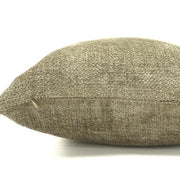 Knife Edge Pillow Cover - Brown Textured Chenille