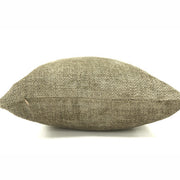 Knife Edge Pillow Cover - Brown Textured Chenille