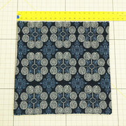 Knife Edge Pillow Cover - 20x20 - Blue on Blue Chenille
