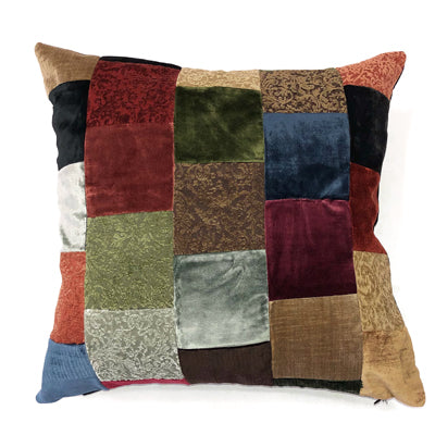 RagBag Velvet Patchwork Pillow Cover
