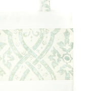 Tote Bag - Lt Teal & White